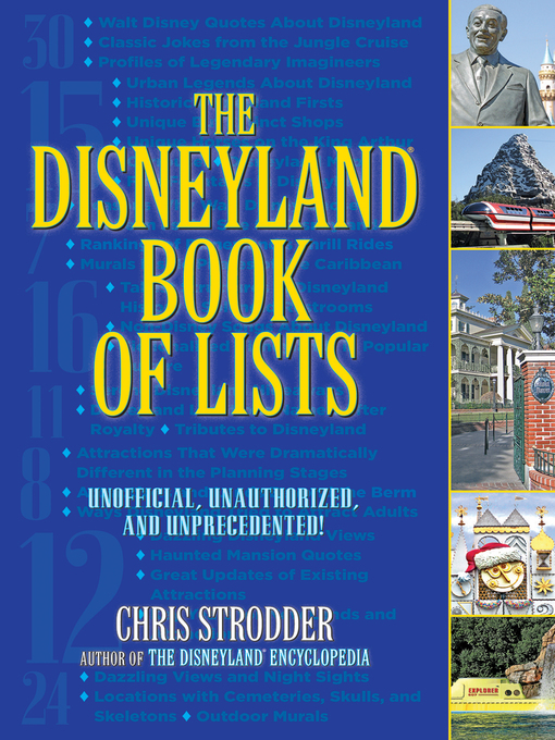 Title details for The Disneyland Book of Lists by Chris Strodder - Available